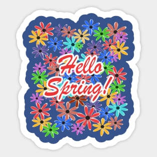 Hello Spring! Sticker